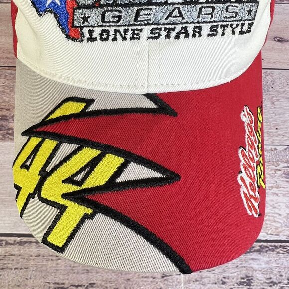 RARE Terry Labonte 44 Kelloggs Racing Hat Snapback Cap Lone Star Shark Tooth VG - Picture 11 of 15